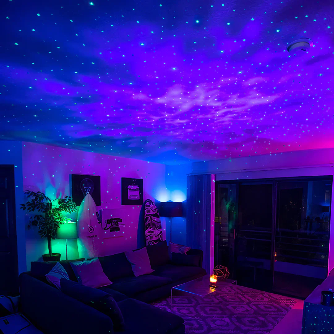 AstroBoy: Galaxy Aura Laser Stars Cosmos Projector USB Powered with Timer & Remote Ambient Night Light & Lamp - Image 5
