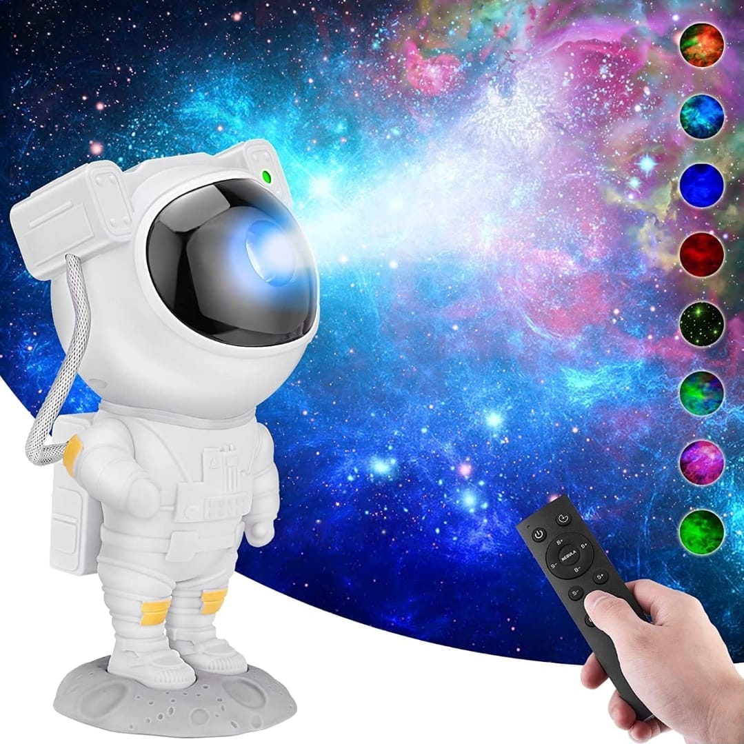Astronaut Galaxy Projector with Remote Control – 360° Adjustable Timer Night Light for Kids & Adults - Image 2