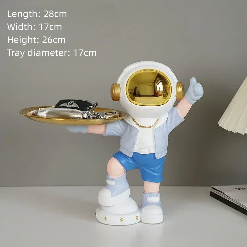 Astronaut Serve Showpiece - Blue - Image 2