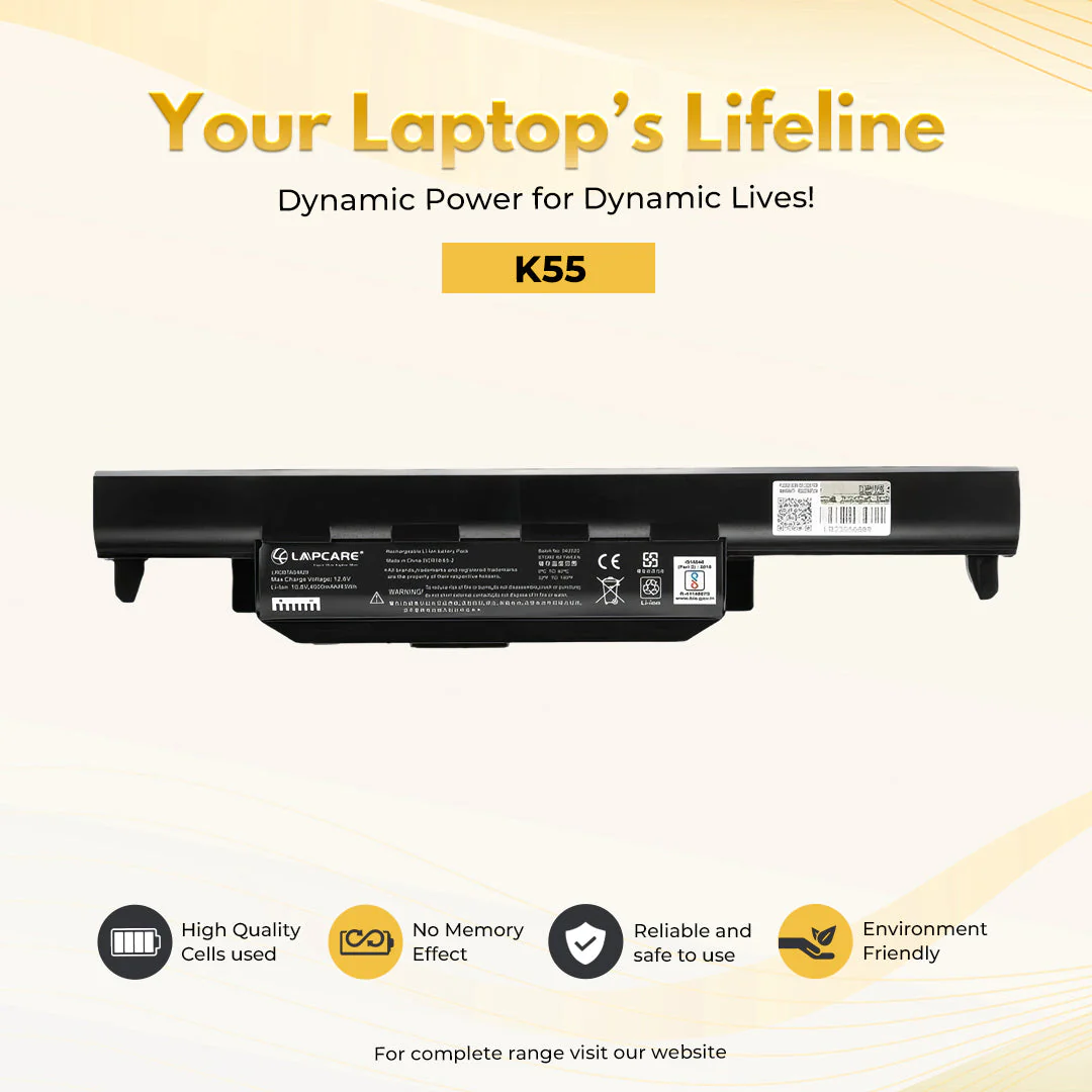 Asus K55 Battery - Image 2