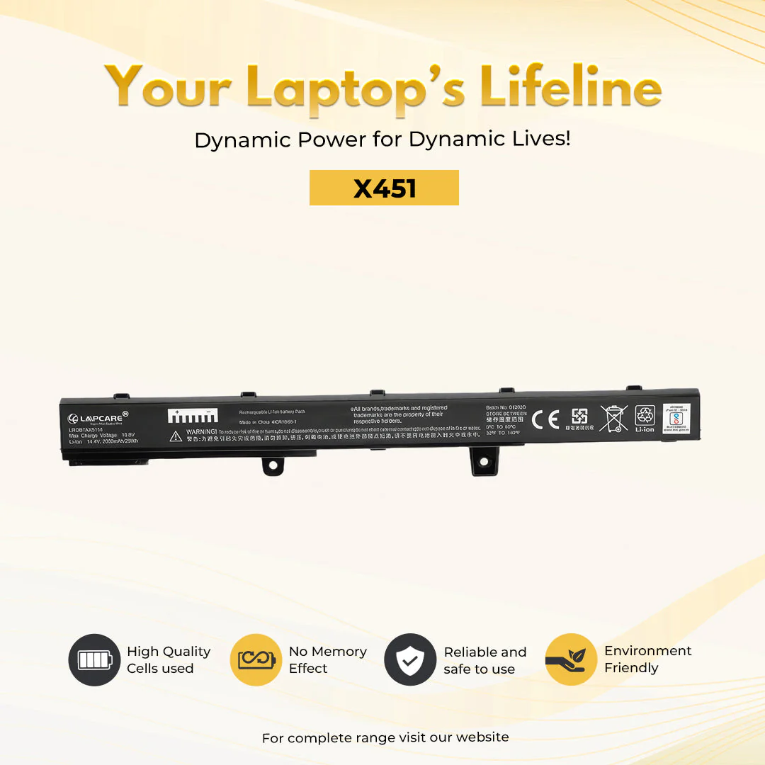 Asus X451 Battery - Image 2
