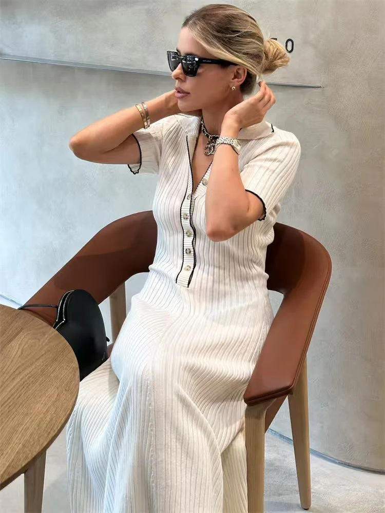 Aubree Knit Maxi Dress - Image 8