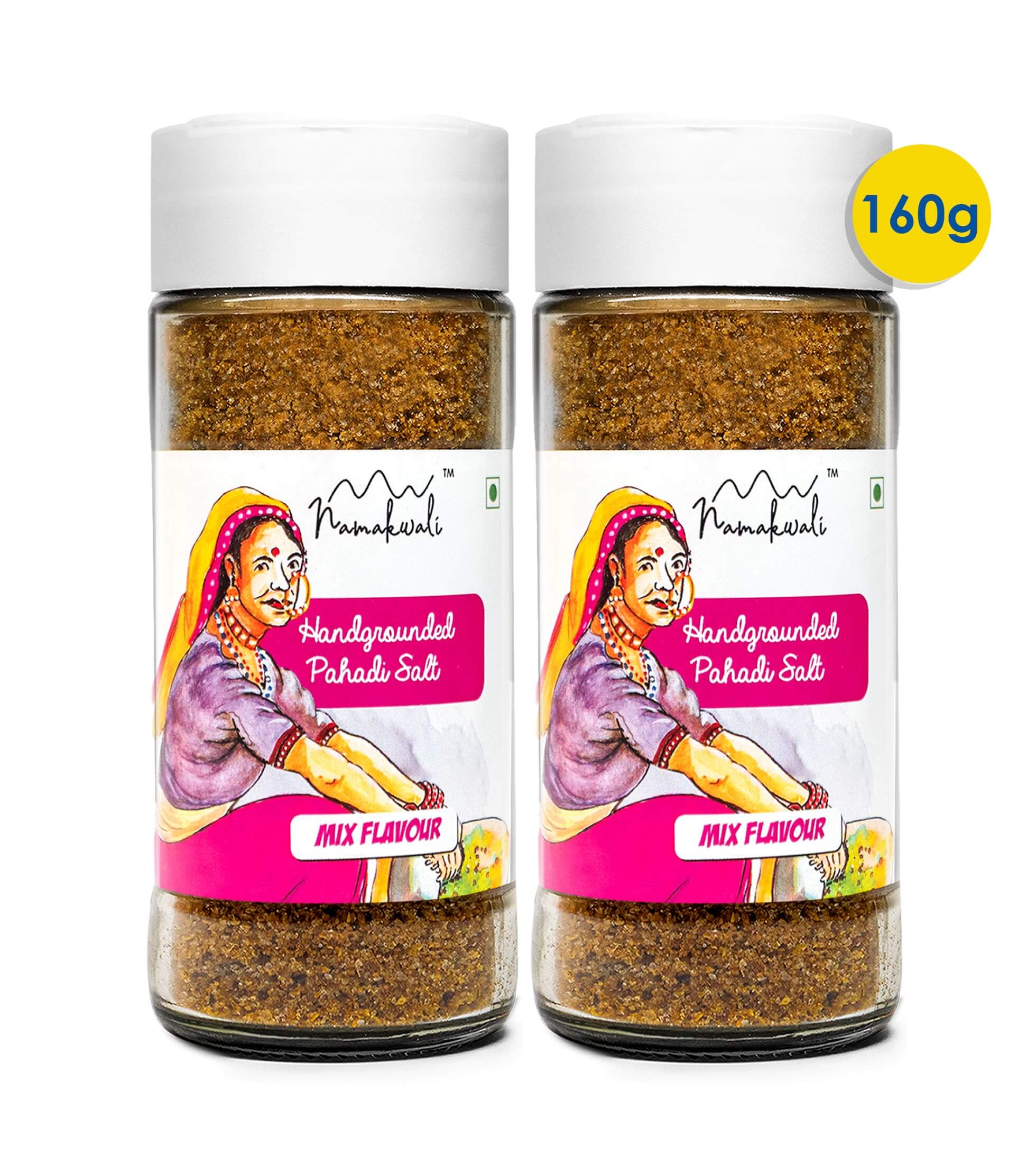 Authentic Mix Flavoured Salt, (Pack Of 2), 160G
