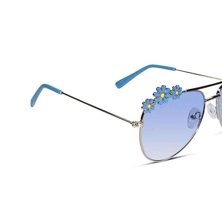 Aviator Floral Sunglasses For Girls - Image 14