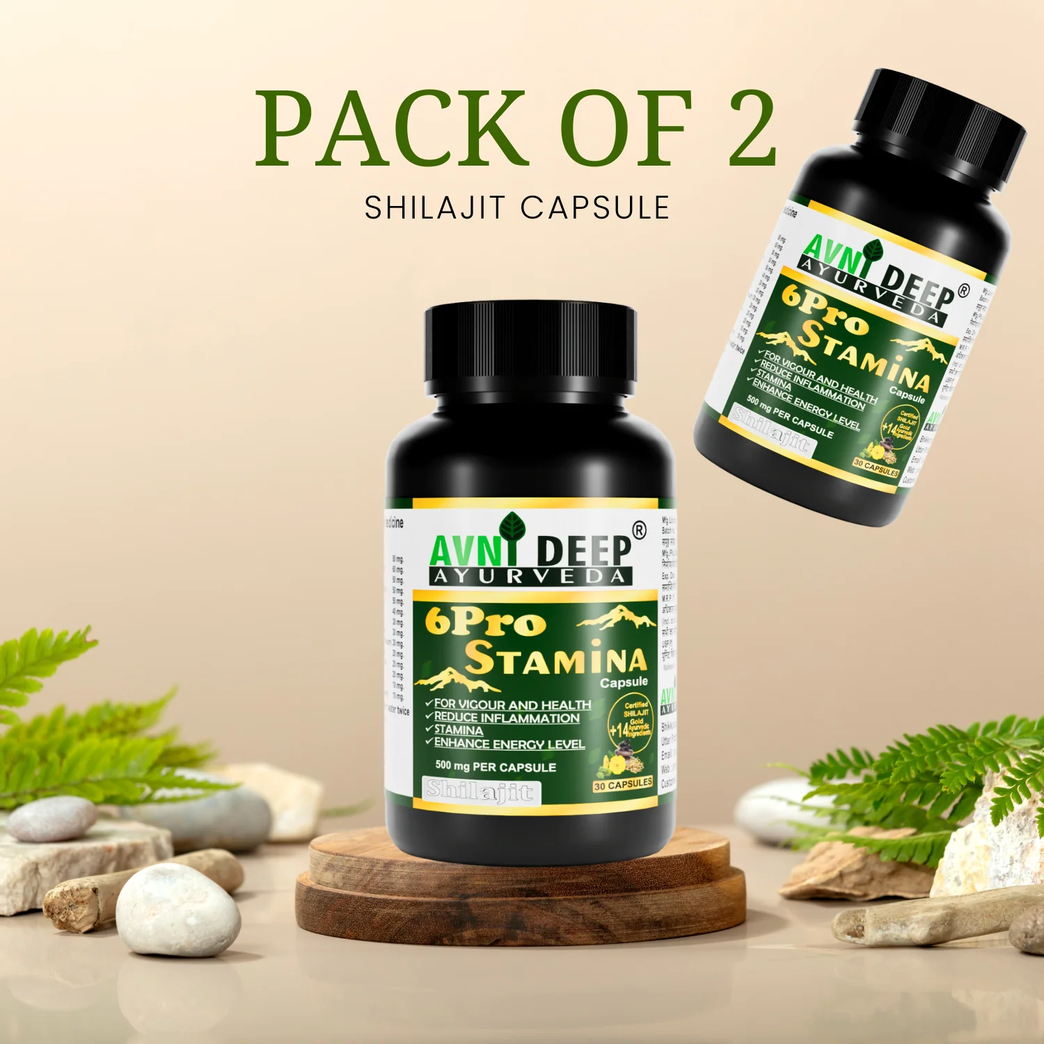 Avnideep Pure Shilajit Capsules – Ayurvedic Wellness Support | 30 Capsules - Image 11