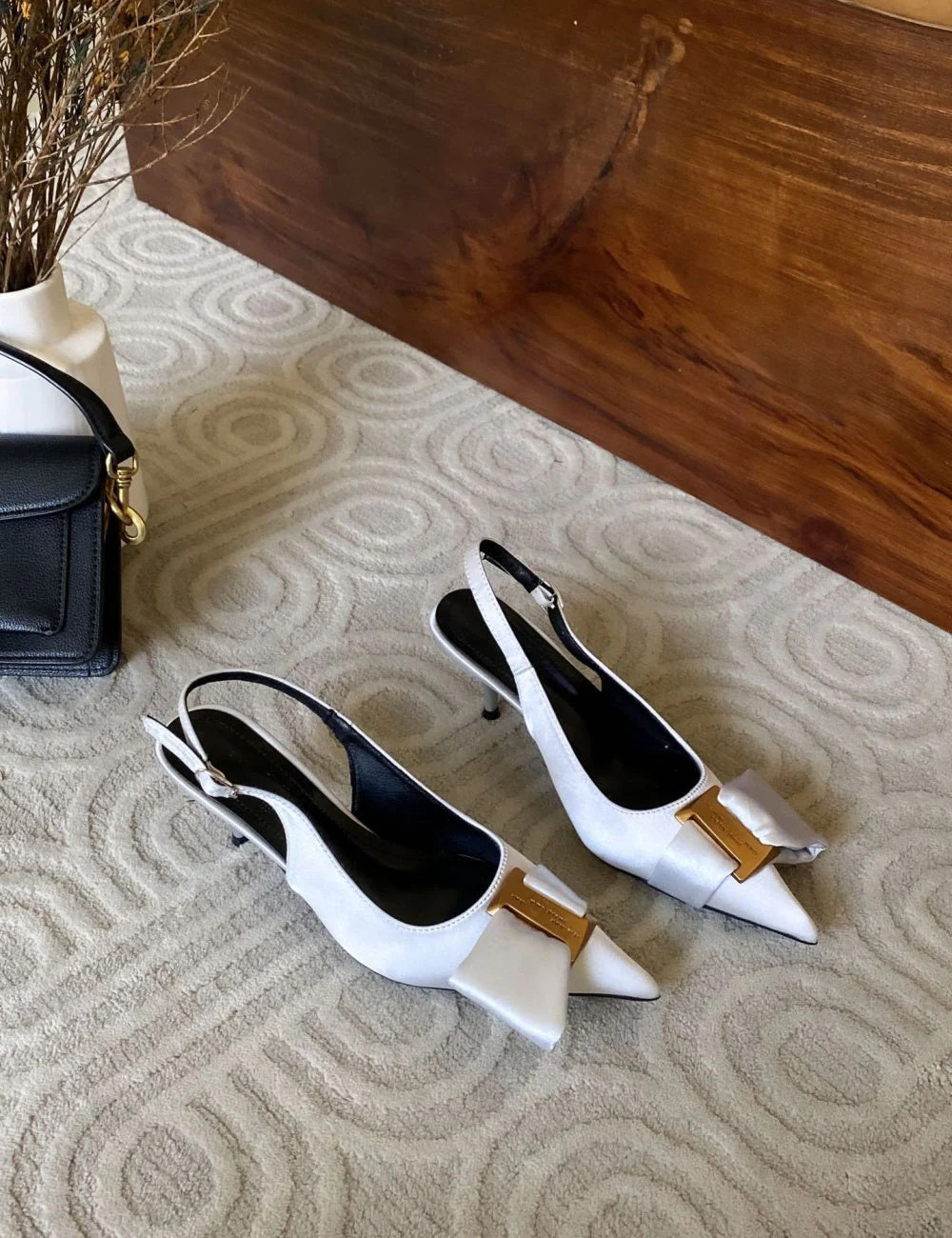 Ayla Slingback Kitten Heels - Image 8