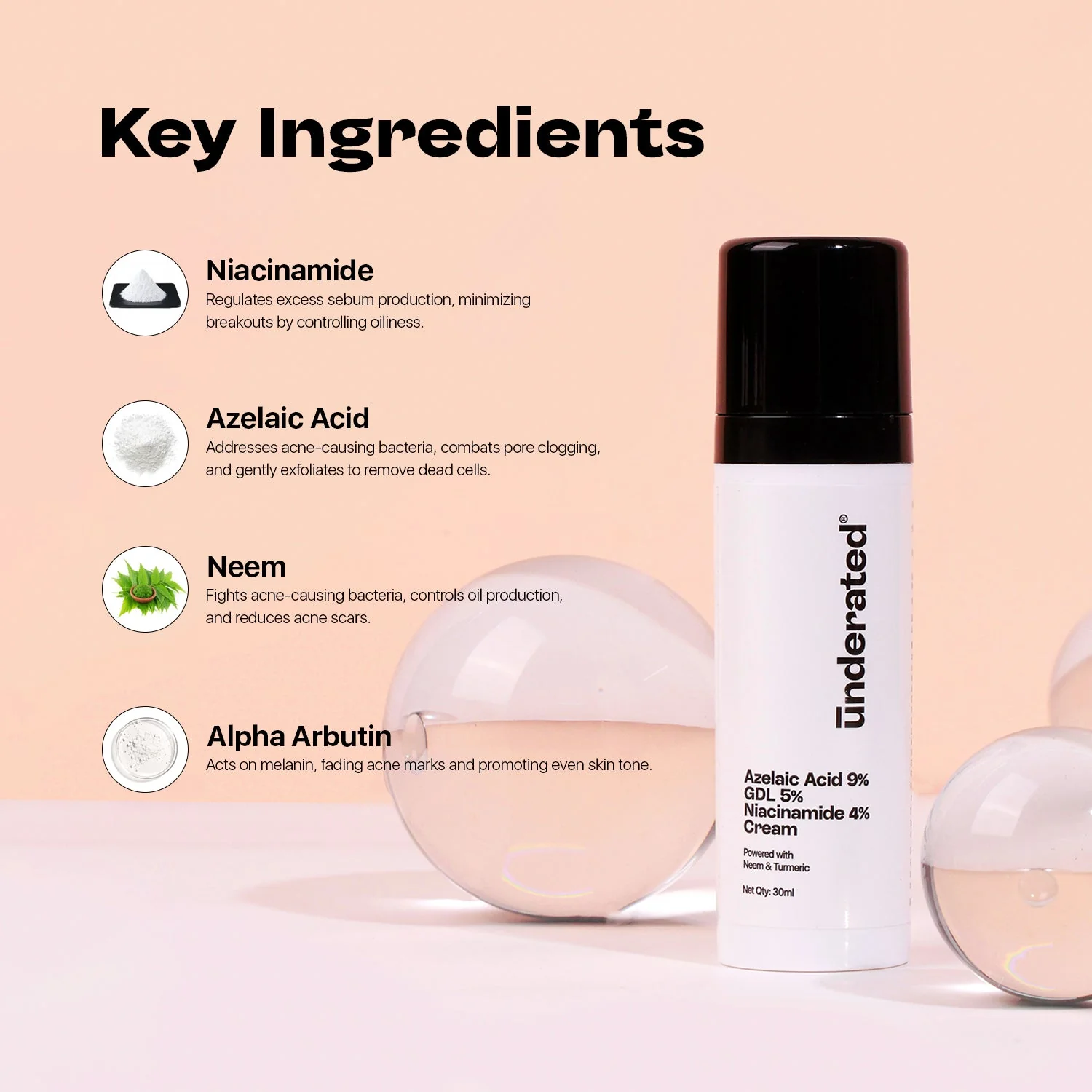 Azelaic Acid 9% GDL 5% Niacinamide 4% Cream - 30g | Averts Acne Spots and Fades Acne Scars - Image 6