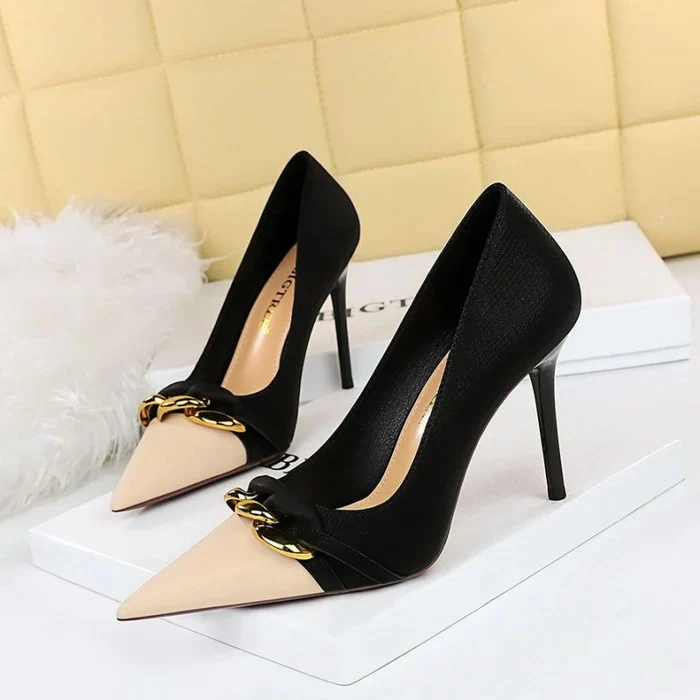 Azure Two Tone Heels -SL - Image 2