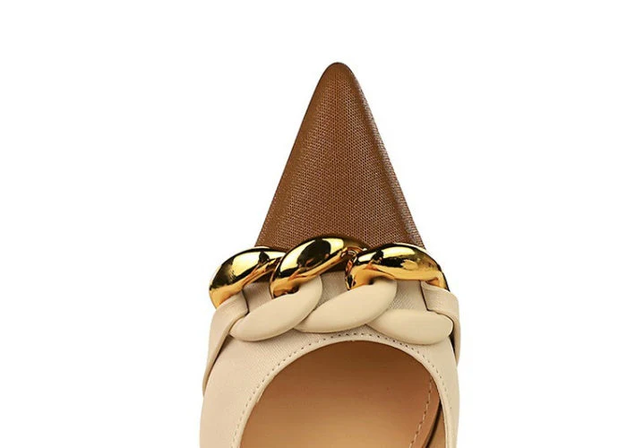 Azure Two Tone Kitten Heels - Image 3