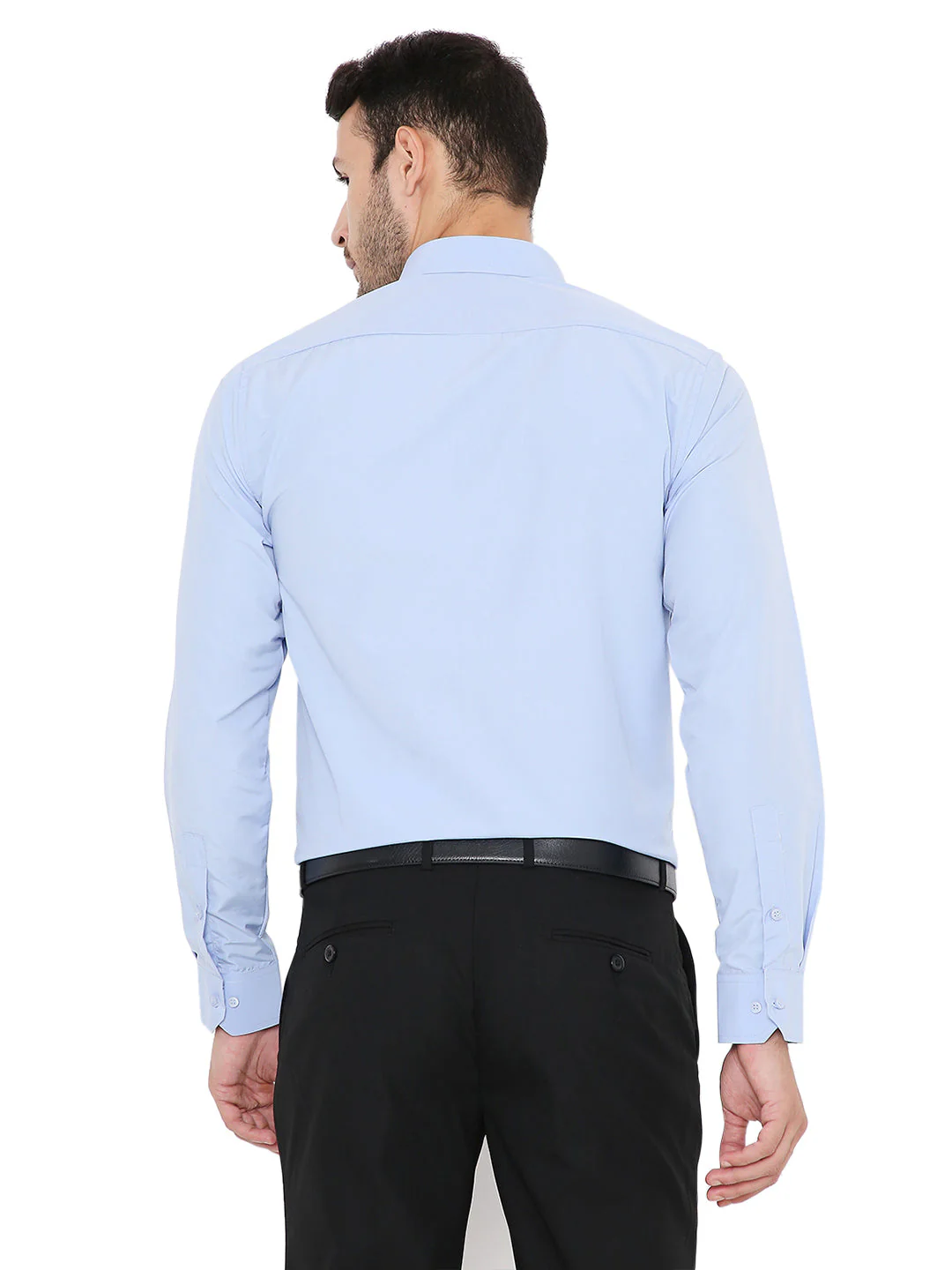 Baby Blue Solid | Slim Fit | Formal Shirt - Image 2