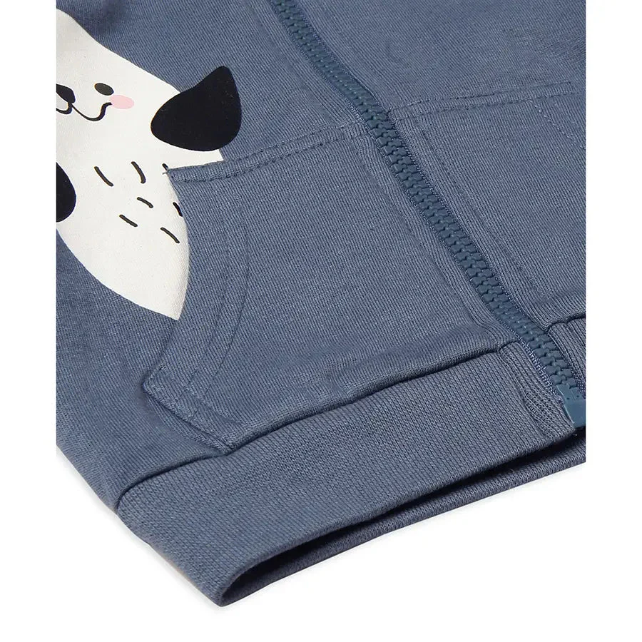 Baby Boy Sweatshirt With Jade Seal Print - Image 4