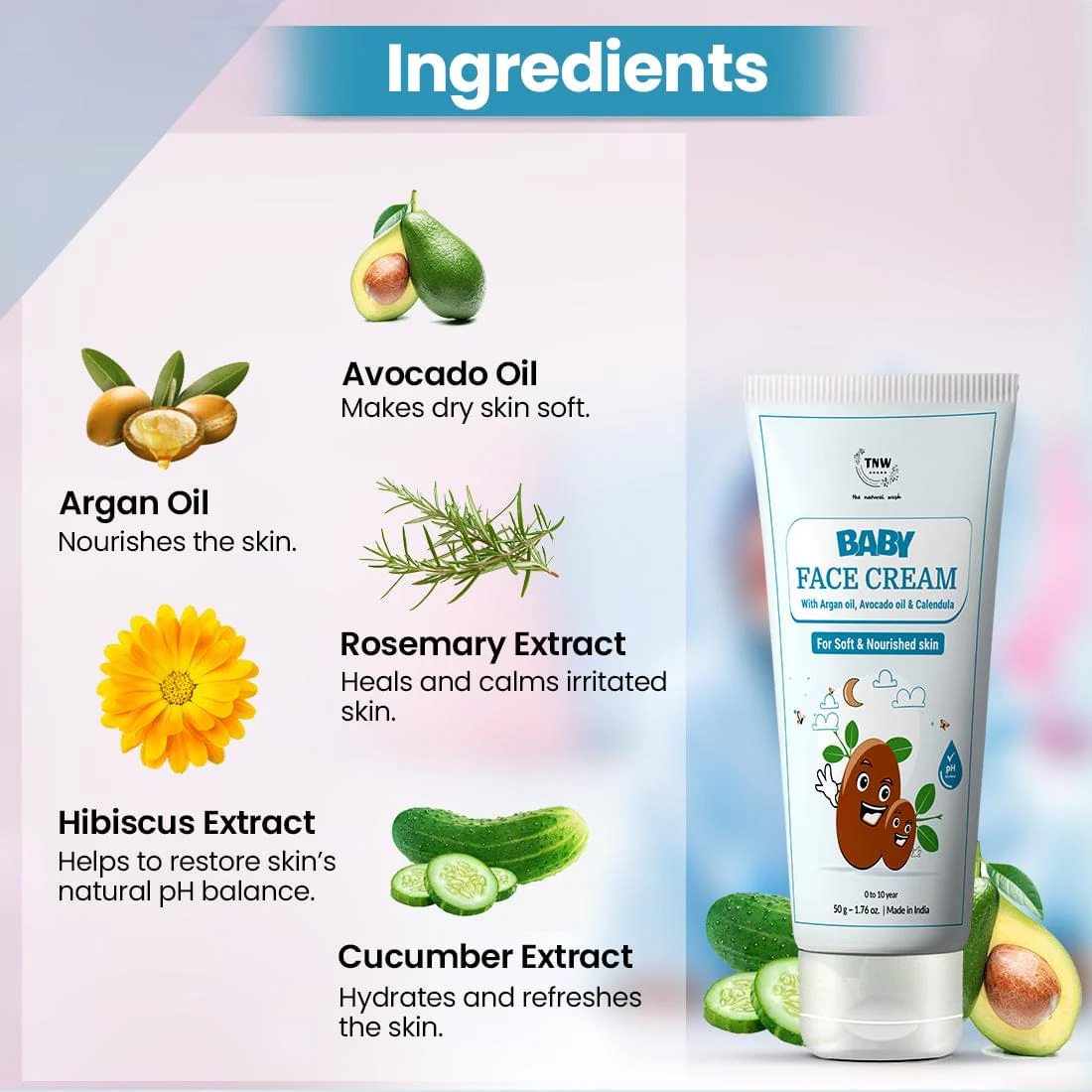 Baby Face Cream for Soft Skin. - Image 2
