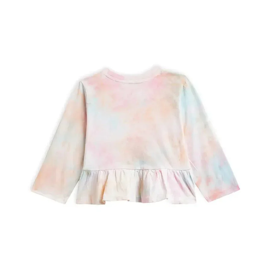 Baby Girl Medley Full Sleeve Peplum Top - Image 3