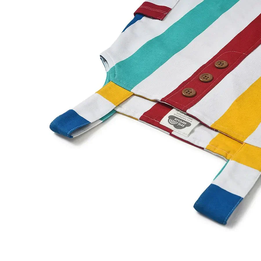 Baby Girls Striped Dress - Image 5