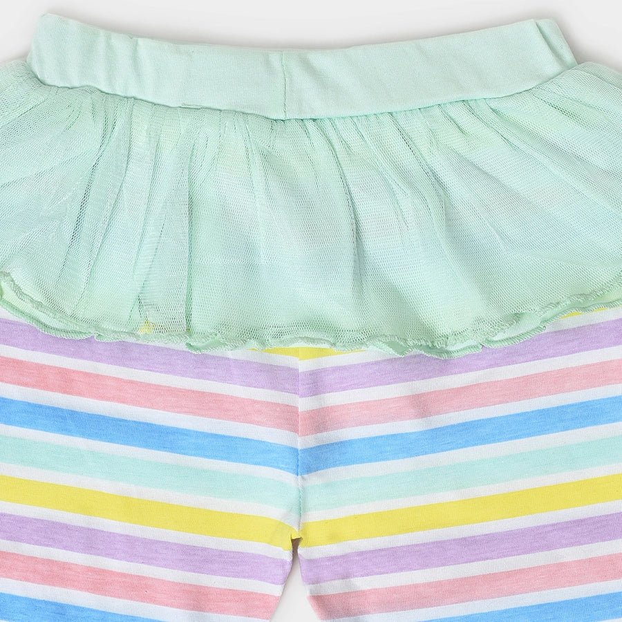 Baby Girls Striped - Front Open Vest & Legging Set - Image 7