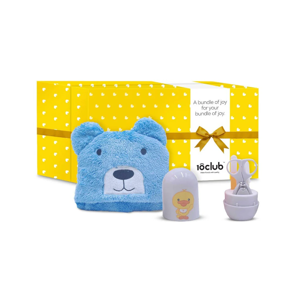 Baby Hooded Blanket Towel And Nail Care Kit - Image 5