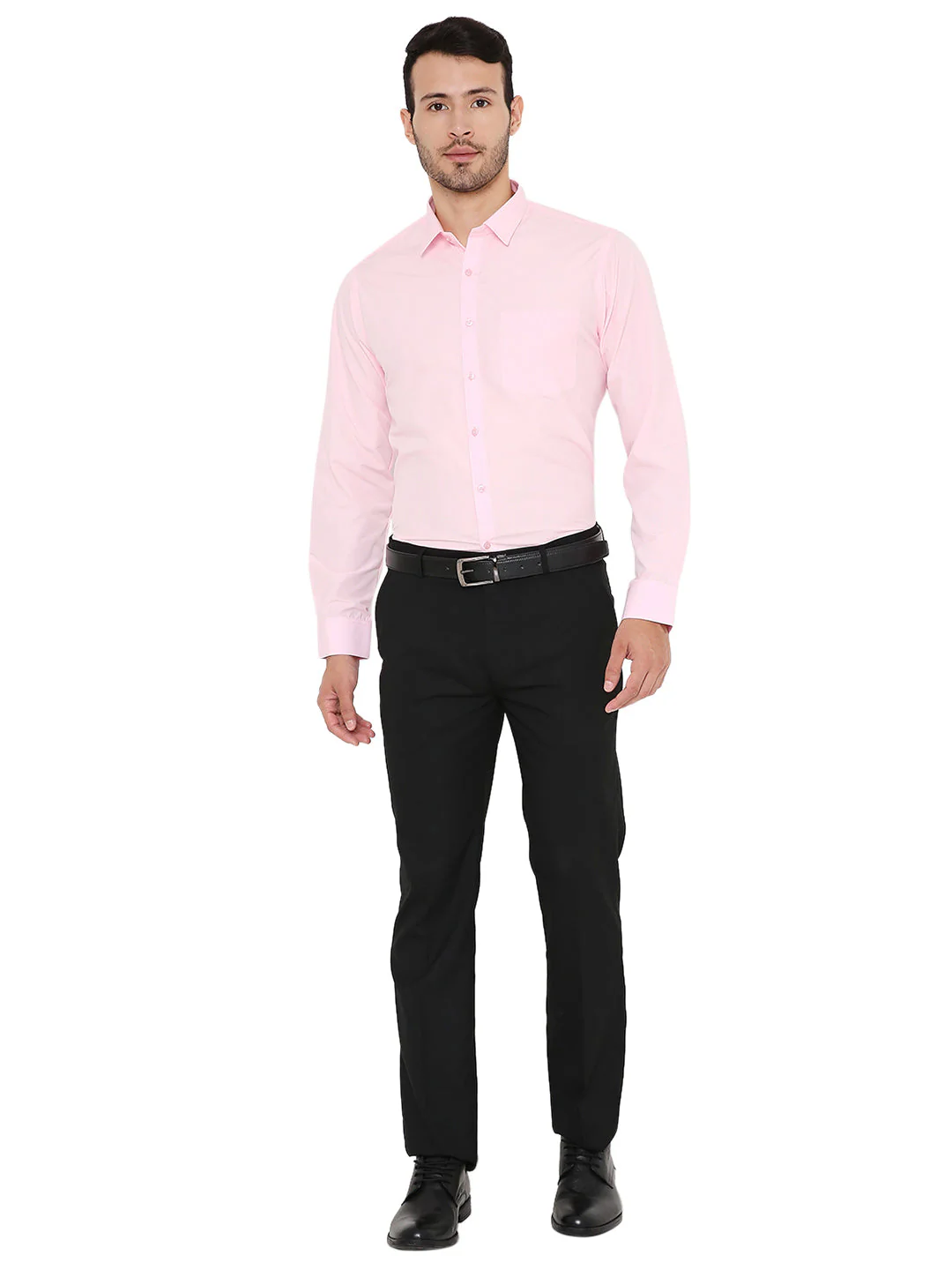 Baby Pink Solid | Slim Fit | Formal Shirt - Image 6