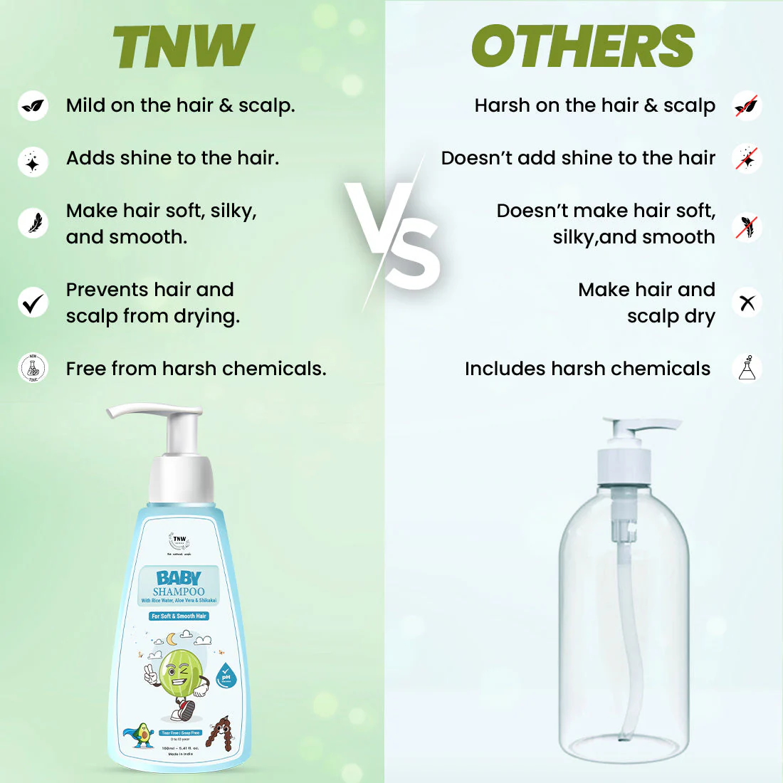 Baby Shampoo for Gentle Cleansing & Soft, Shiny Hair - Image 7