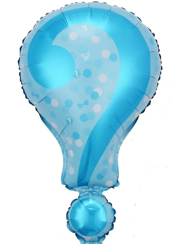 Baby Shower Decoration Inspire Foil Balloon (Blue) (Pack of 5) - Image 2