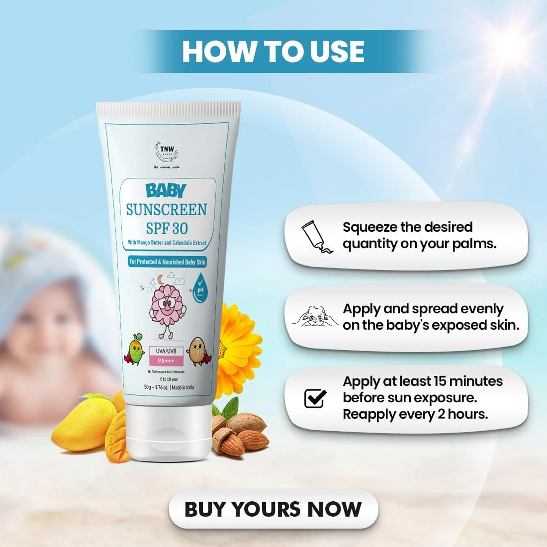 Baby Sunscreen SPF 30. - Image 4