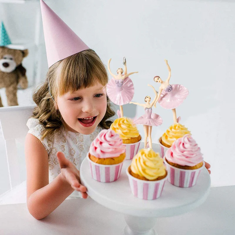 Ballet Figurines Ballerina Dancer Cake Toppers (Pack of 3) - Image 6