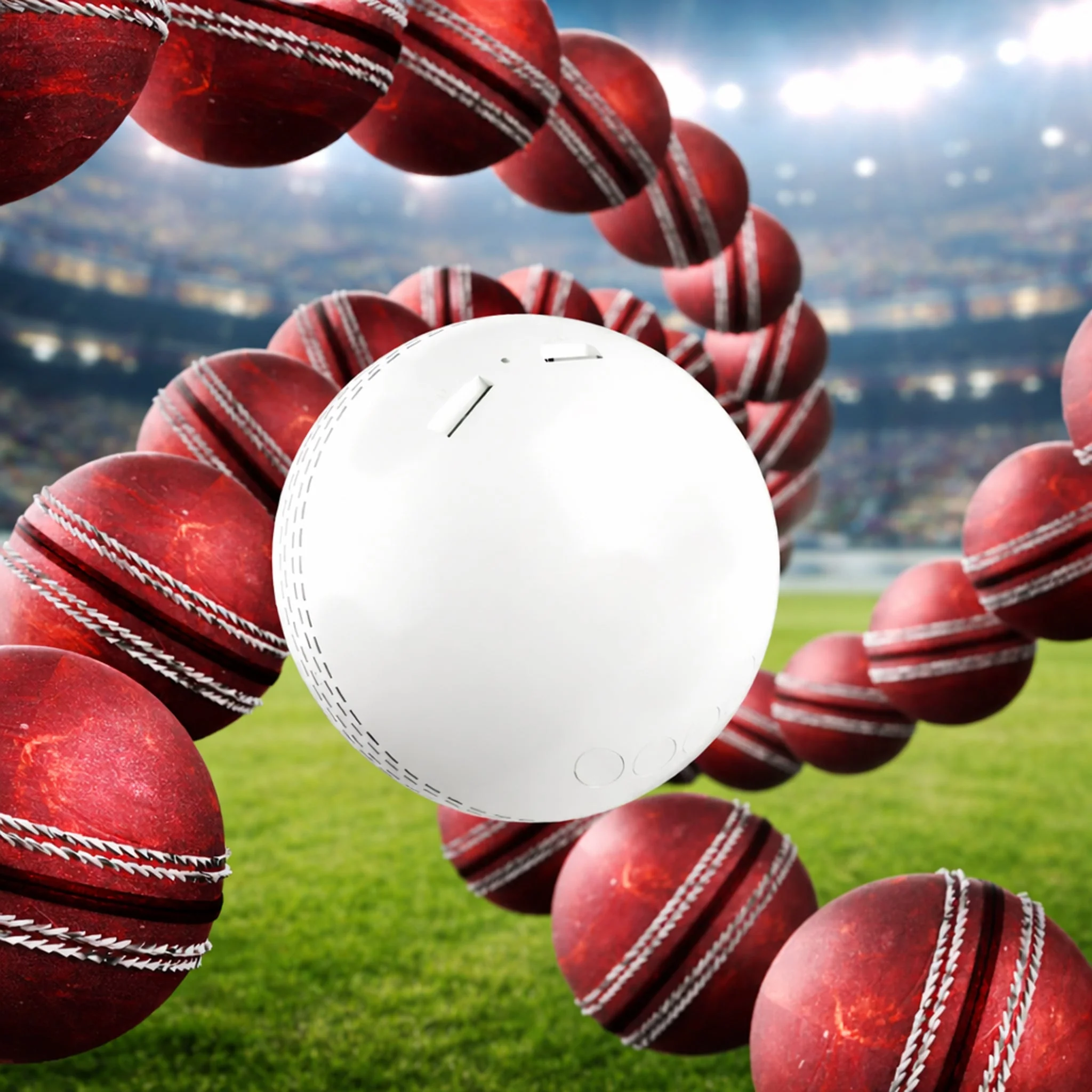 BallX | Cricket Ball Bluetooth Speaker | 5W Portable Speaker for Cricket Fans | Assorted Colour (Copy) - Image 3