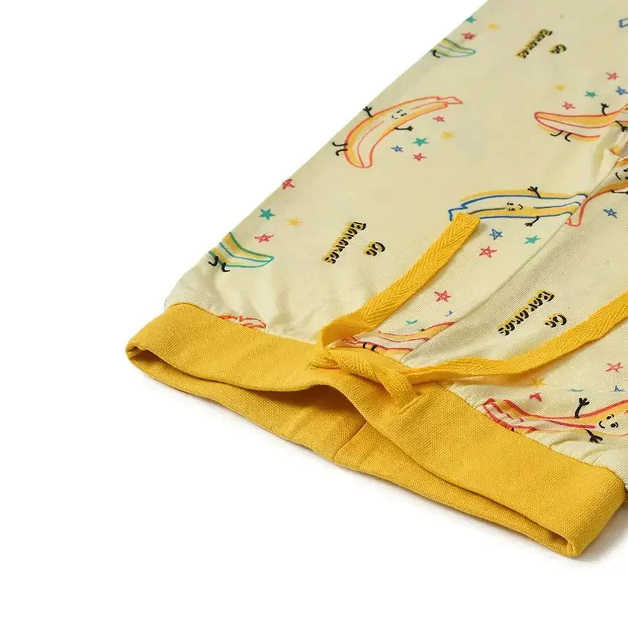 Banana Print Slumber Set (T-Shirt & Pyjama Set) - Image 11
