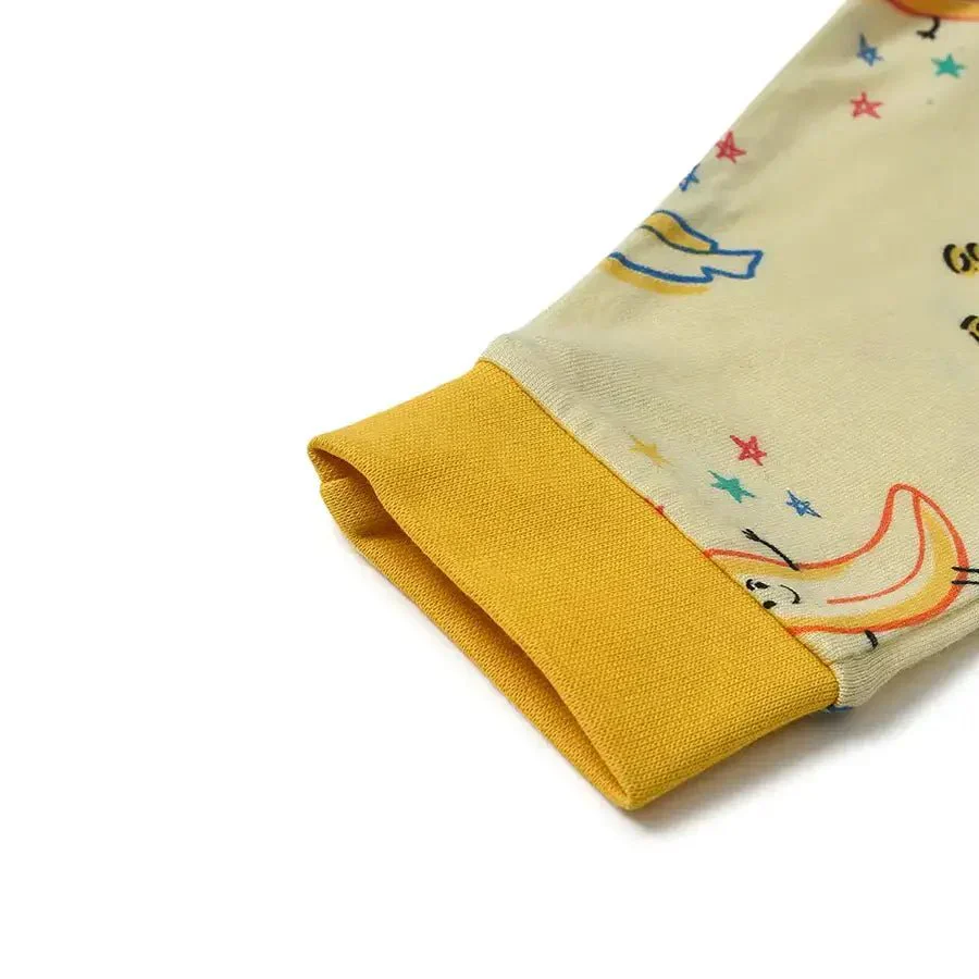 Banana Print Slumber Set (T-Shirt & Pyjama Set) - Image 12