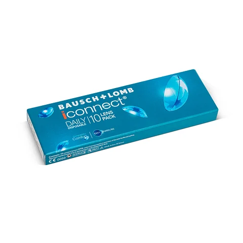 Bausch Lomb Iconnect Daily Disposable Contact lenses 10 Lens Box - Image 4