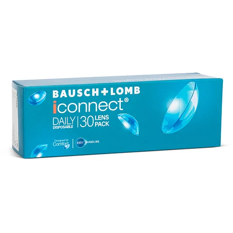 Bausch Lomb Iconnect Daily Disposable Contact lenses 30 Lens Box - Image 2