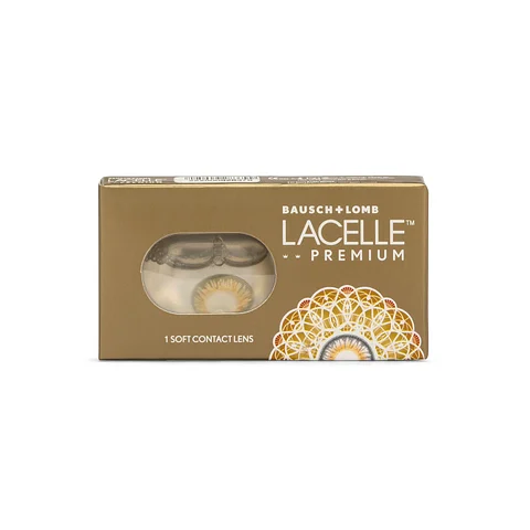 Bausch Lomb Lacelle Pemium HAZEL Color Contact Lens 1 Lens Box