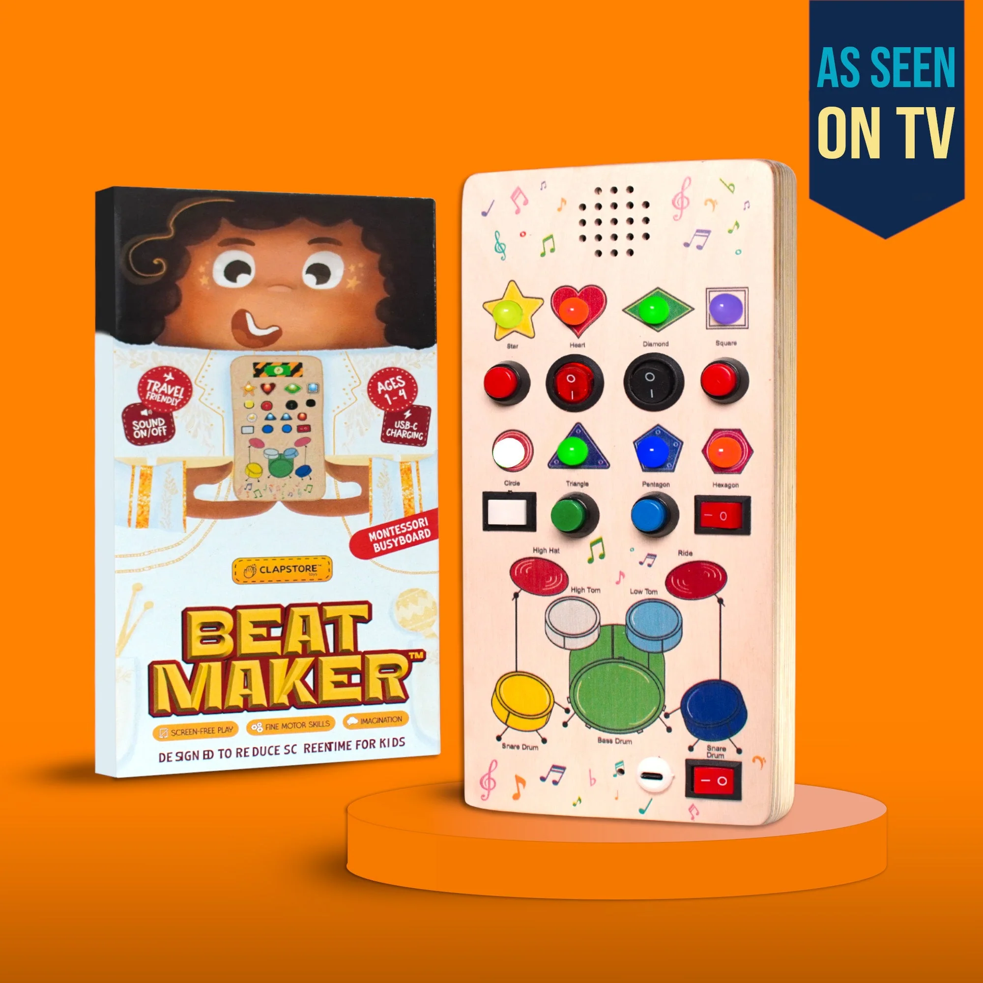 Beat Maker Montessori Busy Board - V9 Rechargeable - Image 20