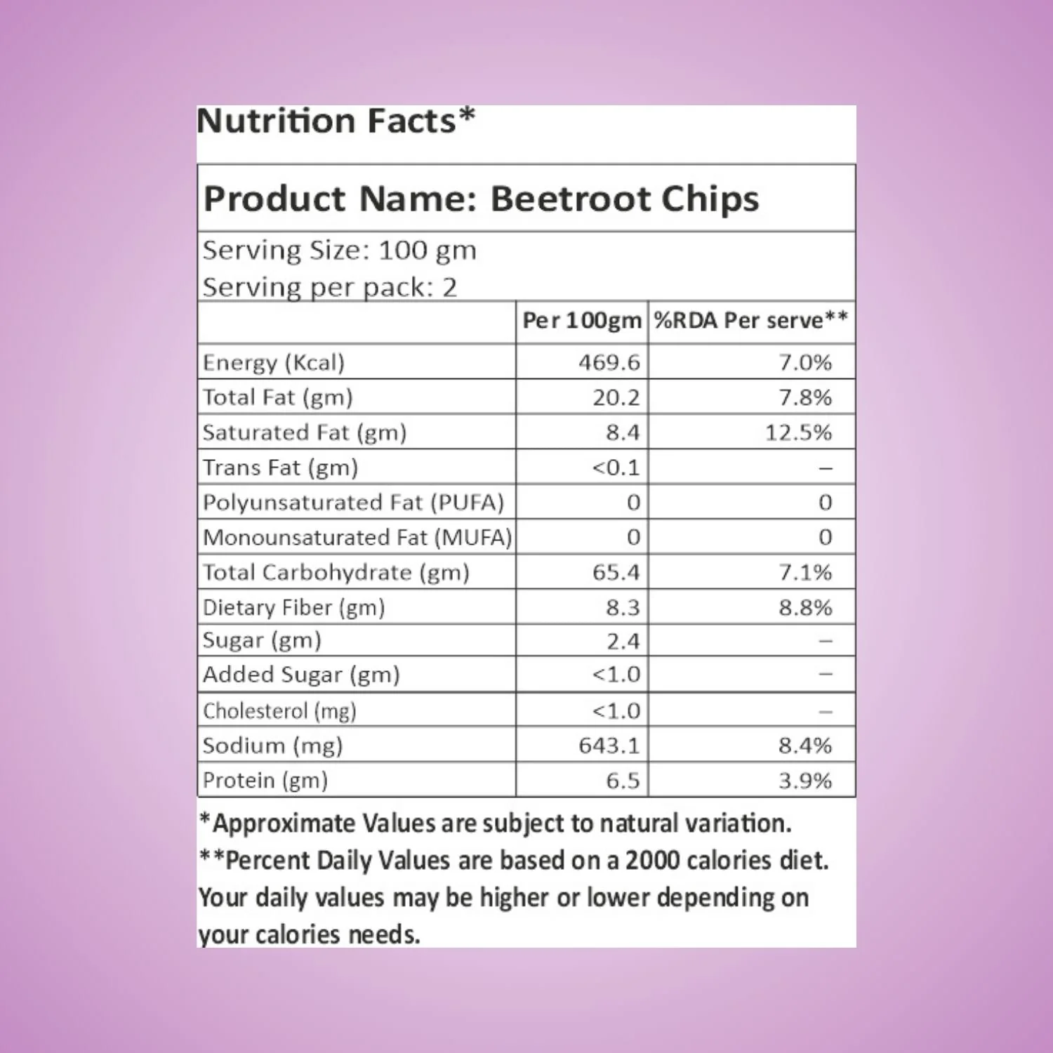 Beetroot Chips - Image 6