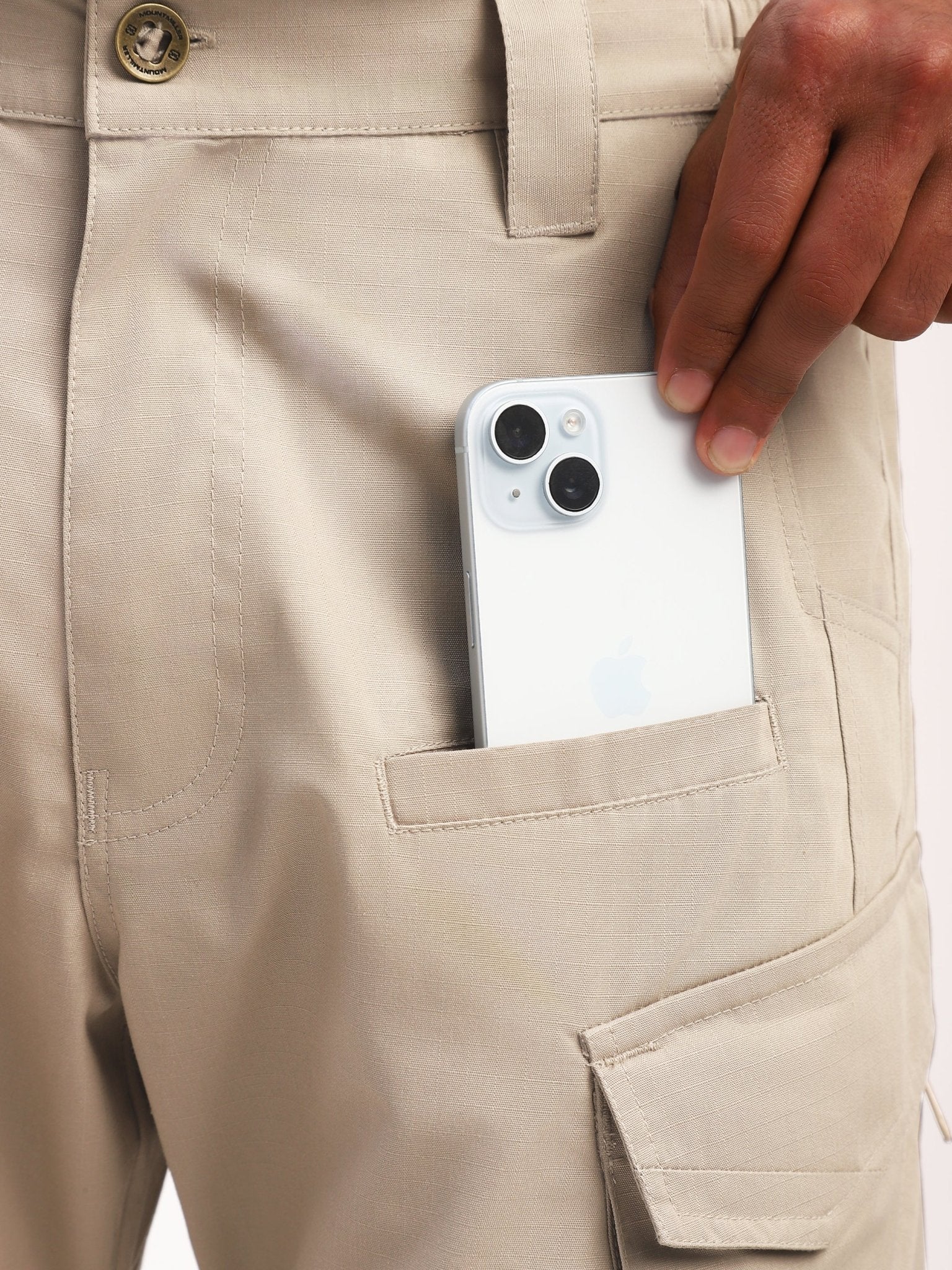 Beige Explorer Tactical Shorts - Image 7