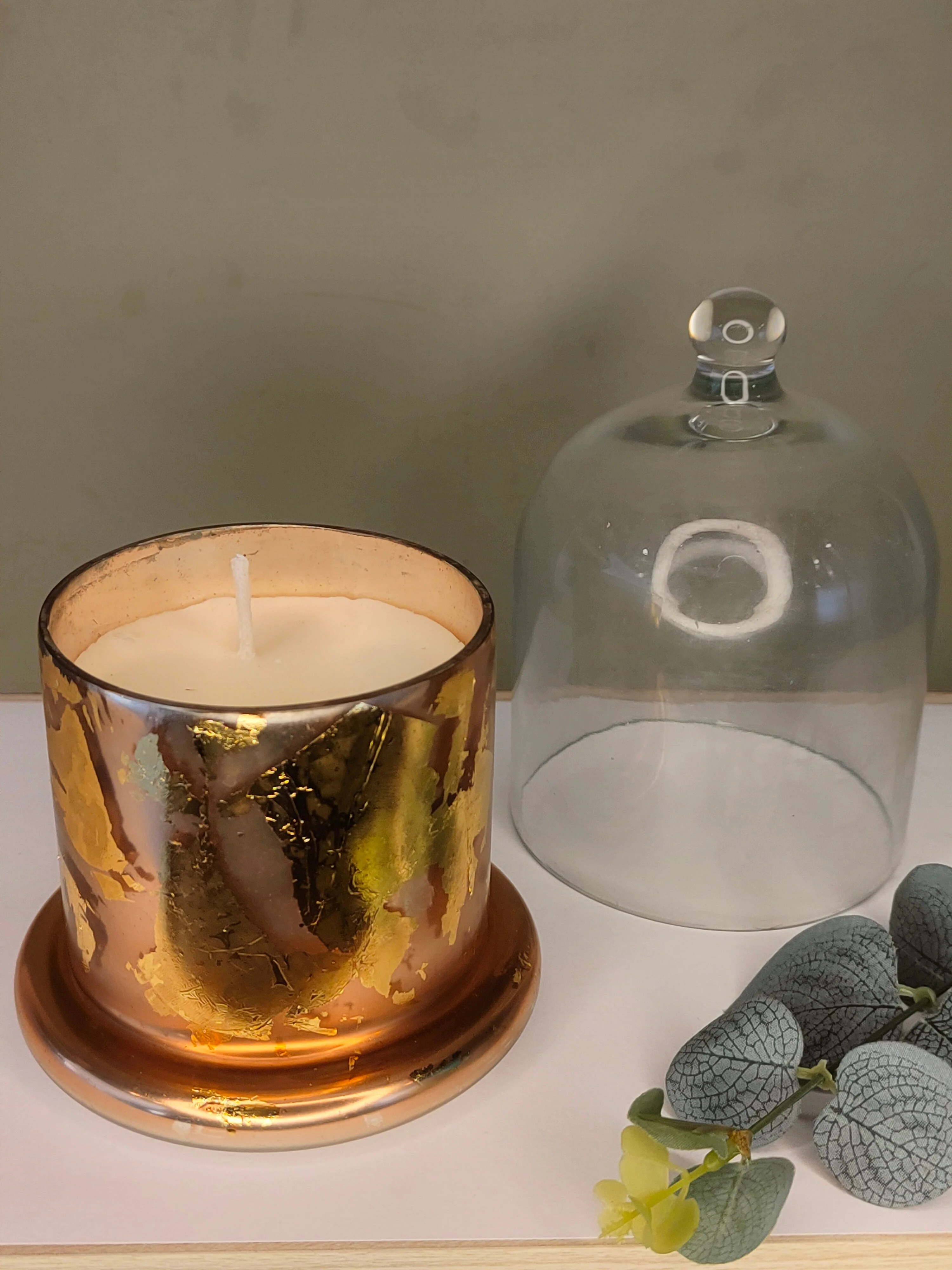 Bell Jar Candle  Bronze - Image 2