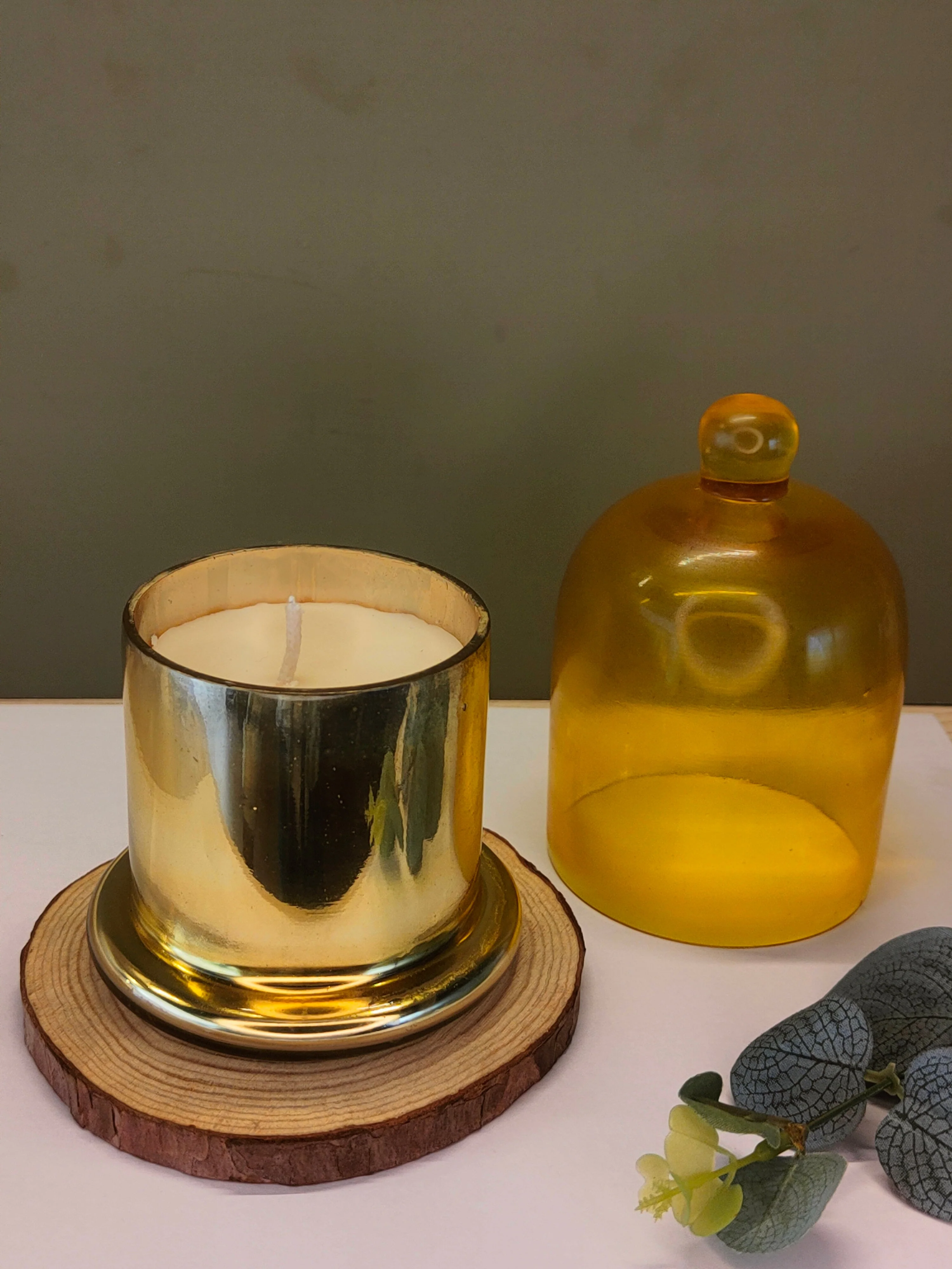 Bell Jar Candle Golden - Image 2