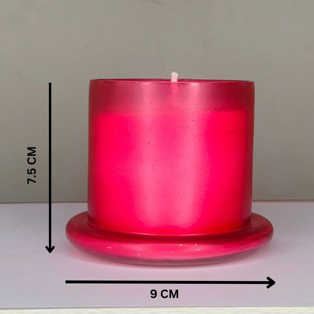 Bell Jar Candle  Red - Image 4