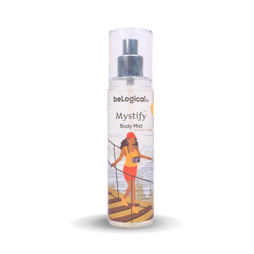 beLogical All Day Combo | Matte Sunscreen (SPF 50 PA+++) | Oatmeal Body Scrub | Espresso Body Wash | Mystify Body Mist - Image 5