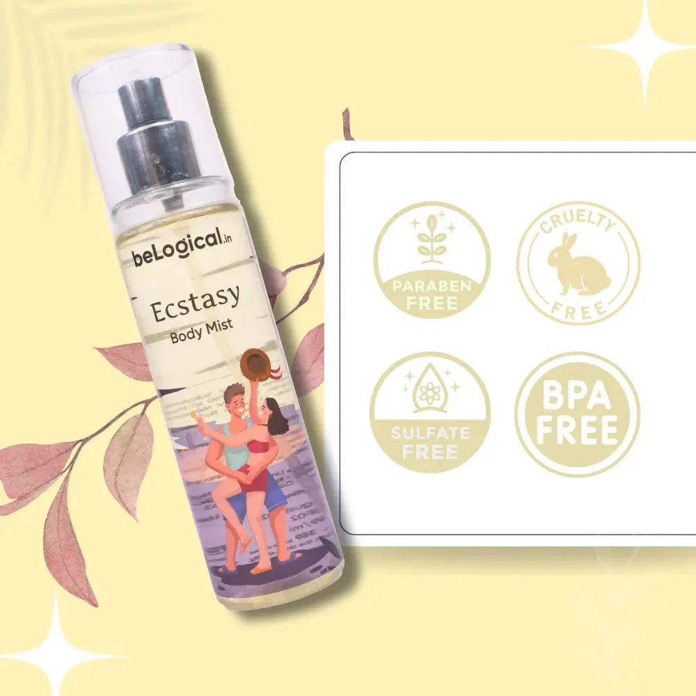 beLogical's Ecstacy Body Mist | Sensual Fragrance | Long-lasting Fragrance | Daily use body mist | 100ml - Image 3