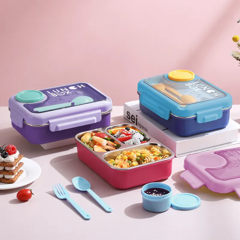 Bento Lunch Box with 3 Compartments - Image 14