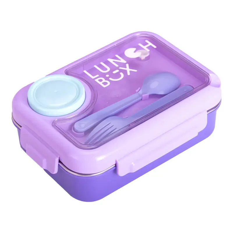 Bento Lunch Box with 3 Compartments - Image 4