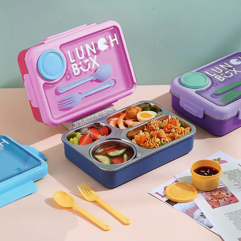 Bento Lunch Box with 3 Compartments - Image 5
