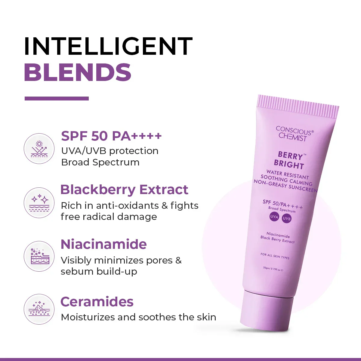 Berry Bright Sunscreen Mini | 20 Gms | Mini Sale - Image 3