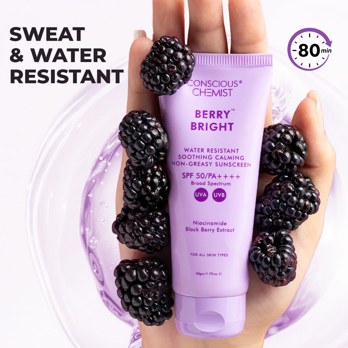 Berry Bright Sunscreen Mini | 20 Gms | Mini Sale - Image 6
