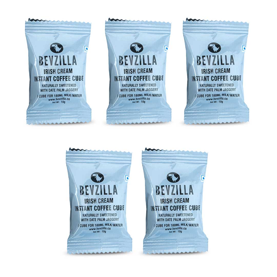 Bevzilla coffee cubes pack of 5 irish
