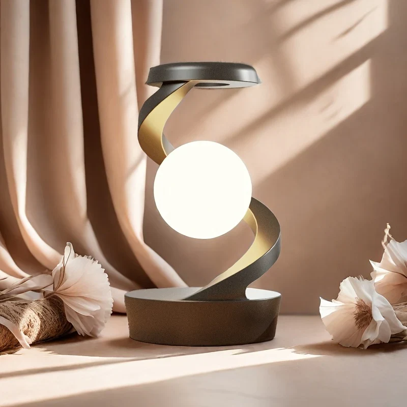 Beyond: Rotating Suspension RGB LED Lamp with Wireless Charger & Gesture Control, Modern & Futuristic Design - Image 6