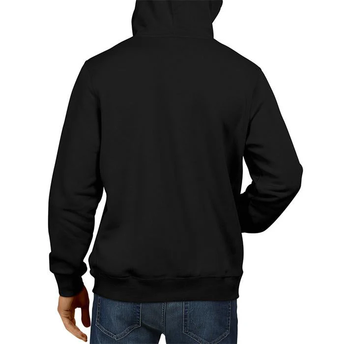Bhartiya Sena Black Hoodie Unisex 100% Cotton Printed Hoodie ( Black) - Image 2