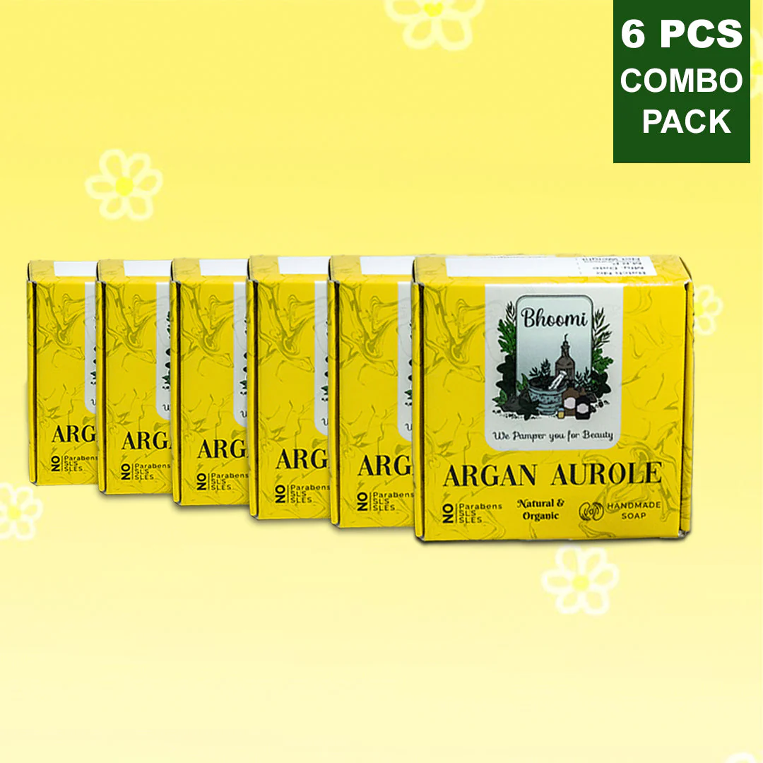 Bhoomi Herbal India Argan Aurole Soap, Handmade Soap, Natural and Organic - Image 8