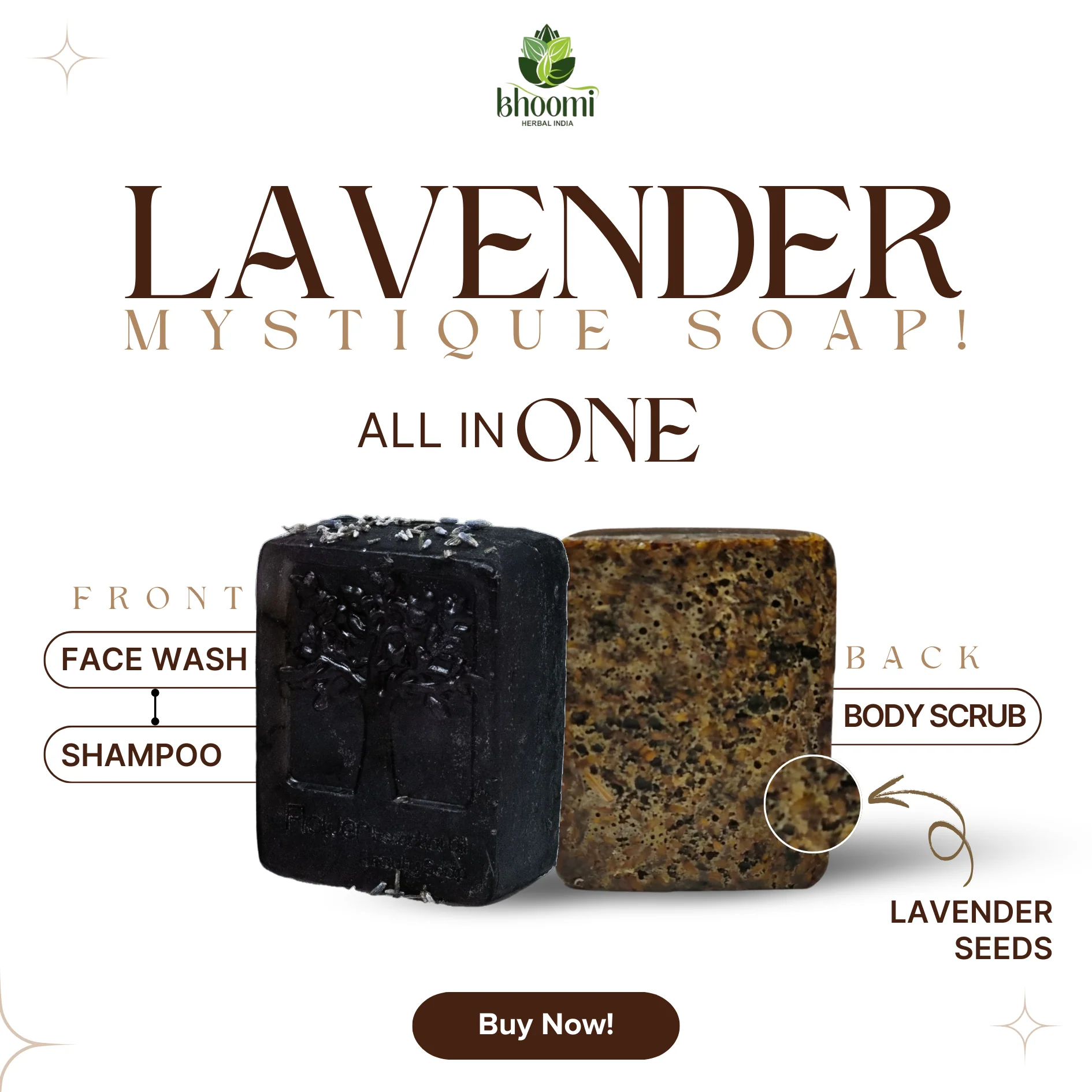 Bhoomi Herbal India Lavender Mystique Soap - Image 12