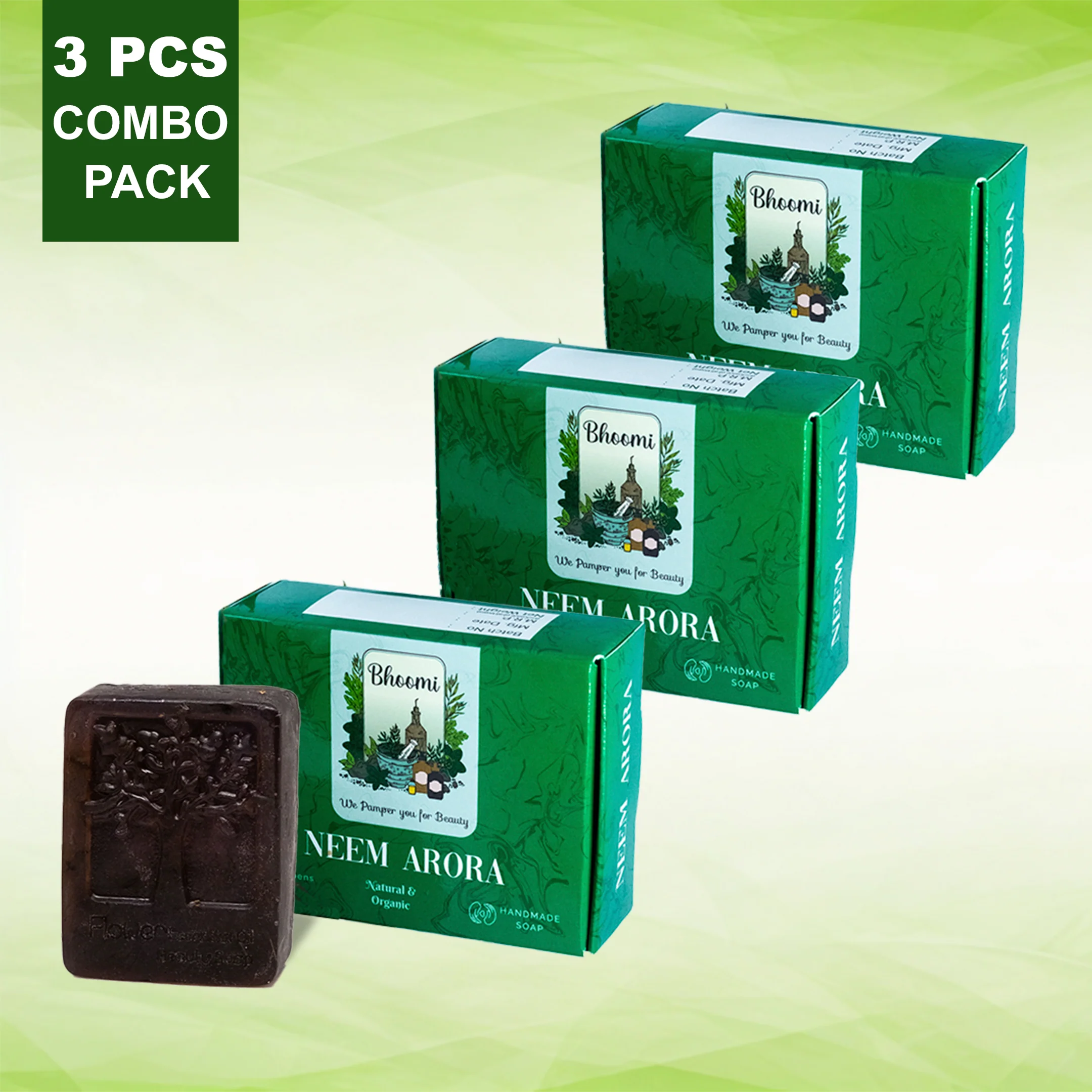 Bhoomi Herbal India Neem Arora Soap - Image 7